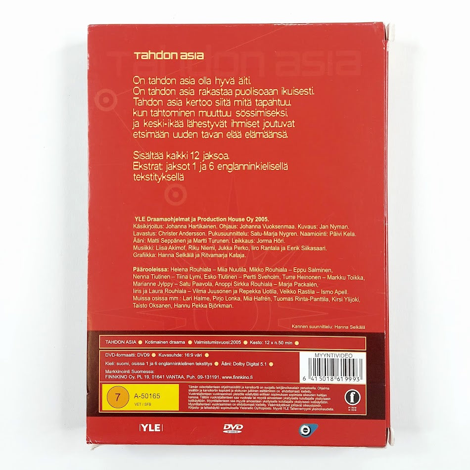 Tahdon Asia koko sarja 3DVD