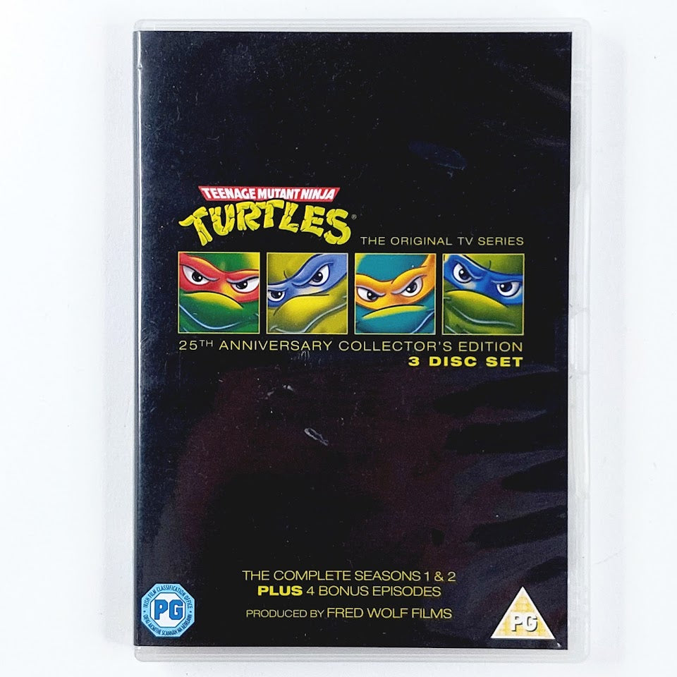 Teenage Mutant Ninja Turtles 25th anniversary collectors edition DVD 3 disc set