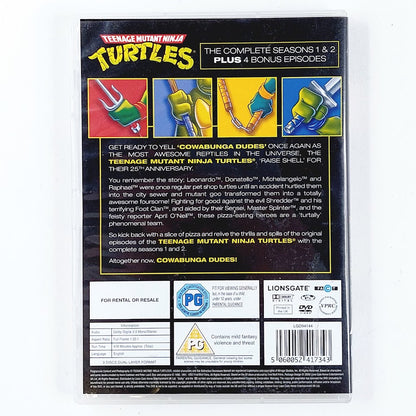 Teenage Mutant Ninja Turtles 25th anniversary collectors edition DVD 3 disc set