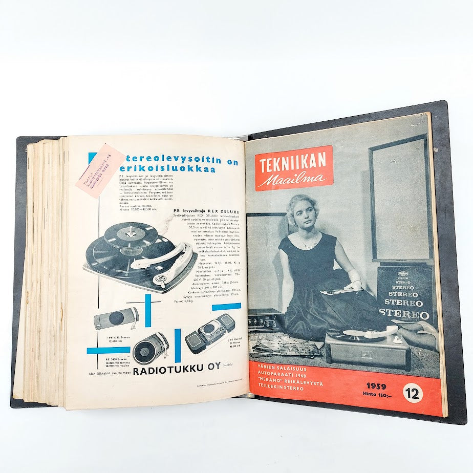 Tekniikan maailma vuosikertakansio 1959