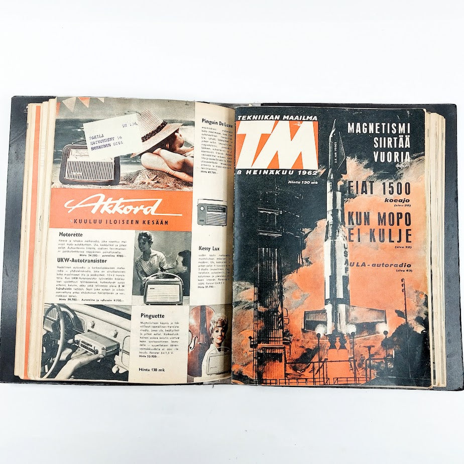 Tekniikan maailma lehtikansio 1962