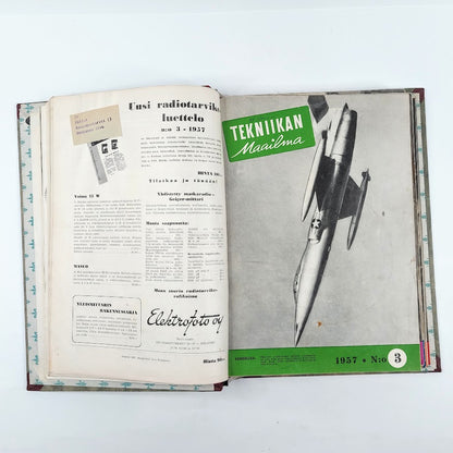 Tekniikan maailma lehtikansio 1957