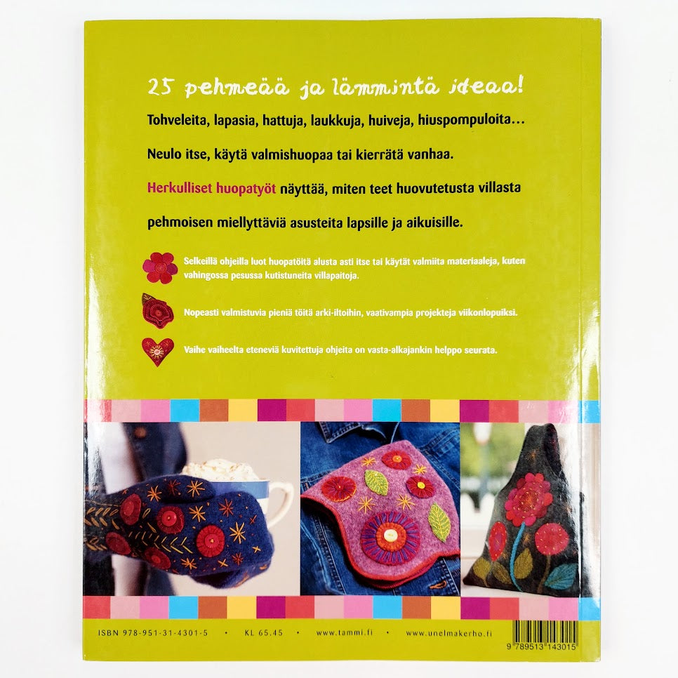 Teresa Searle: Herkulliset huopatyöt - Huovuta, kirjo, applikoi