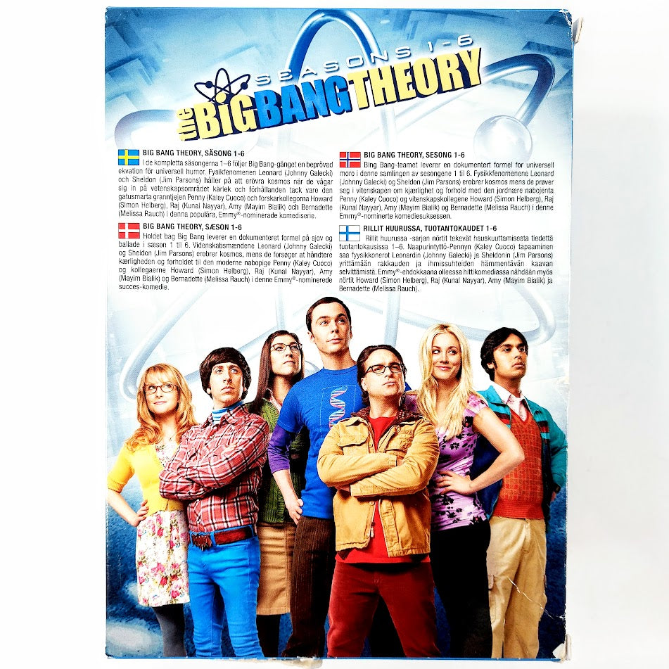 Rillit huurussa - The Big Bang Theory: Seasons 1-6 19DVD