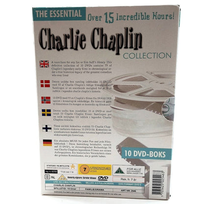 The Essential Charlie Chaplin Collection 10 DVD kokoelma