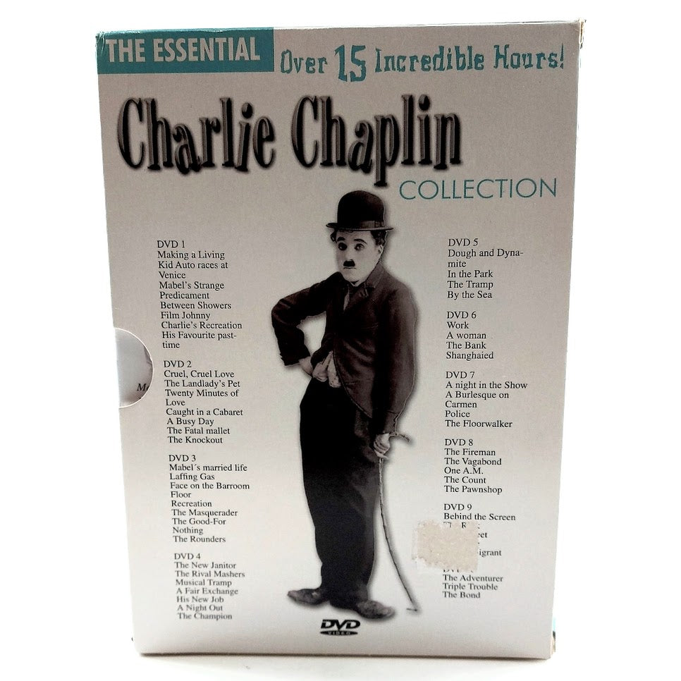 The Essential Charlie Chaplin Collection 10 DVD kokoelma