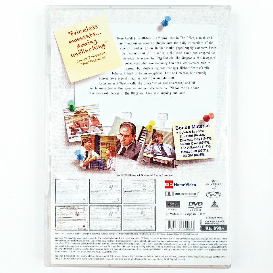 The Office - Season one DVD