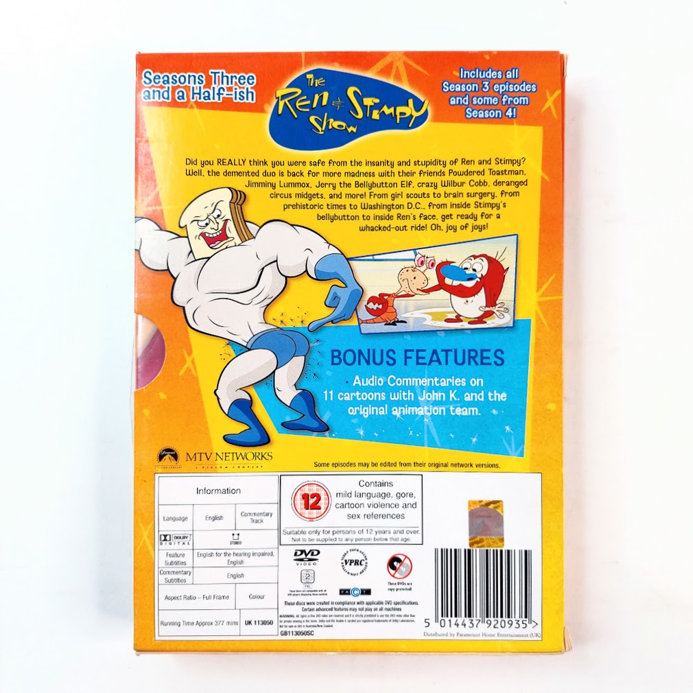 The Ren & Stimpy show Seasons Three and a half-ish 3DVD box