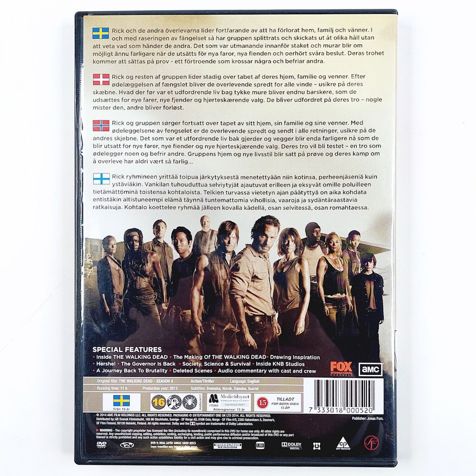 The Walking Dead the complete fourth season 5DVD