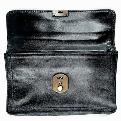 Three Bags vintage nahkalaukku rannehihnalla