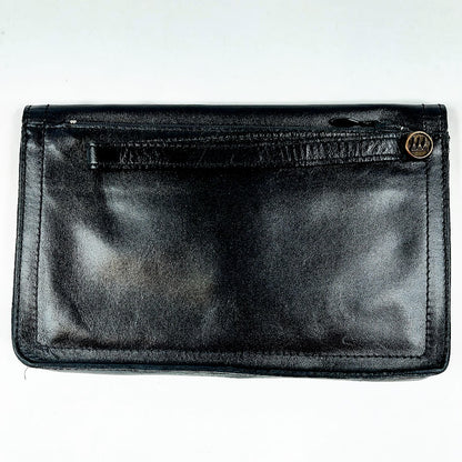 Three Bags vintage nahkalaukku rannehihnalla