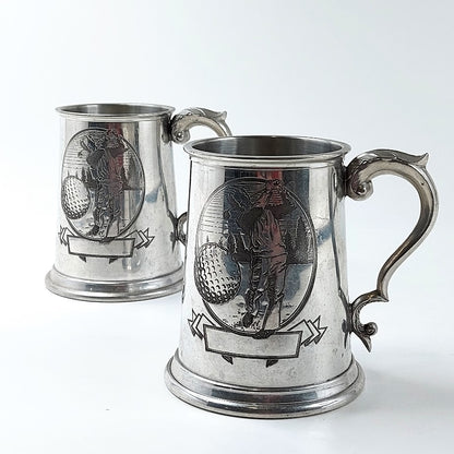 English Pewter tinatuopit 2 kpl