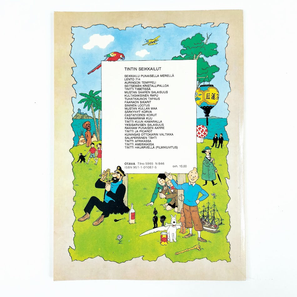 Herge: Tintin seikkailut 11 Mustan kullan maa