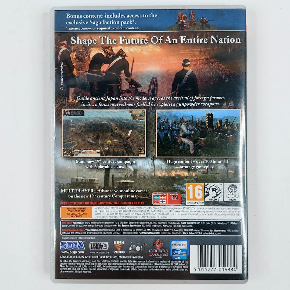 Total War Shogun 2: Fall of the Samurai PC-peli