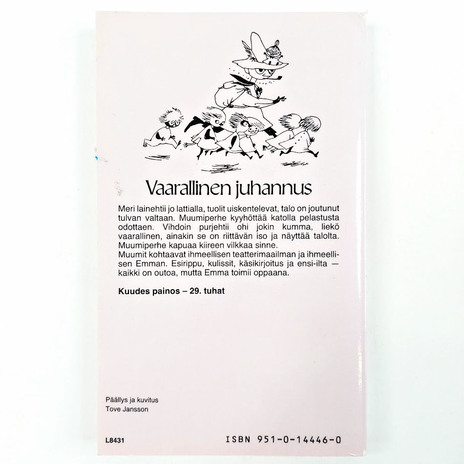 Tove Jansson: Vaarallinen juhannus