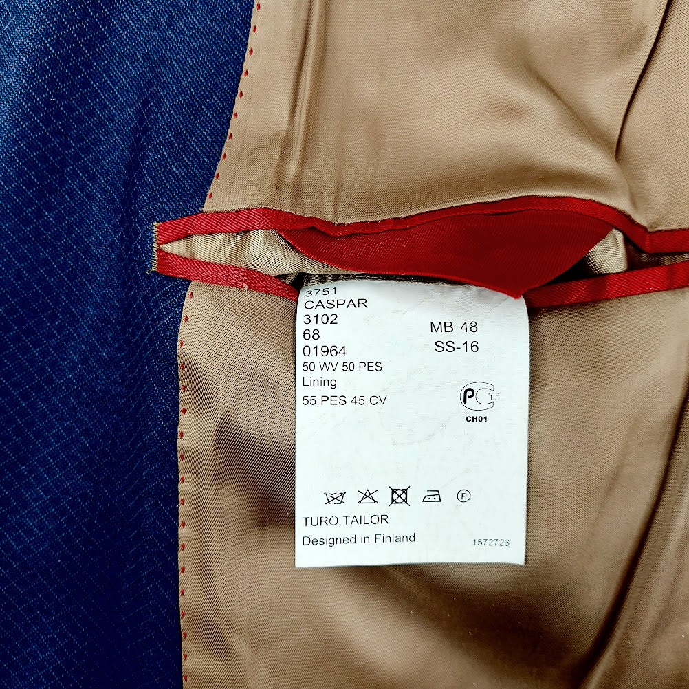 Turo Tailor Caspar Extra Slim Fit bleiseri koko 48