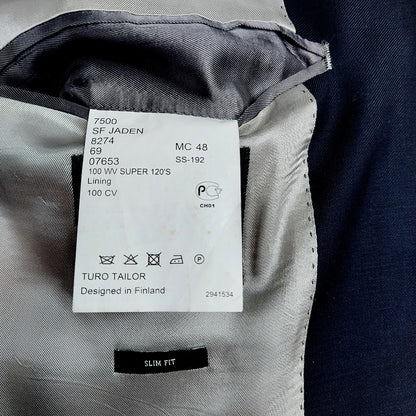 Turo Vaticana Super 120's Marlane Slim Fit puku koko 48