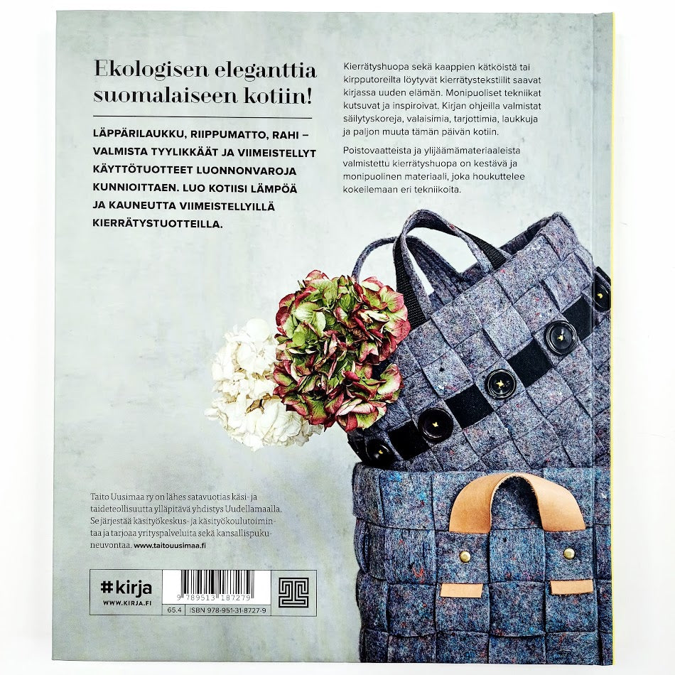 Tuula Nieminen: Kierrätä ja sisusta - Kierrätyshuovasta ja muusta