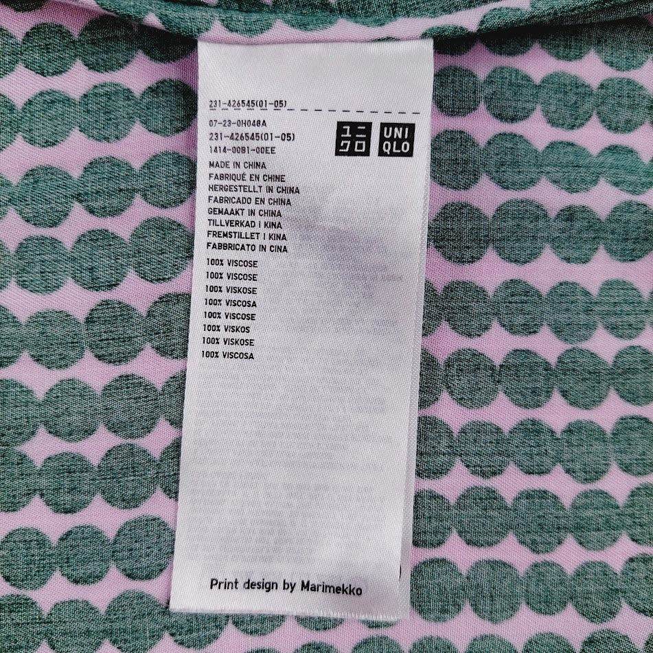 Uniqlo Marimekko paitapusero koko L