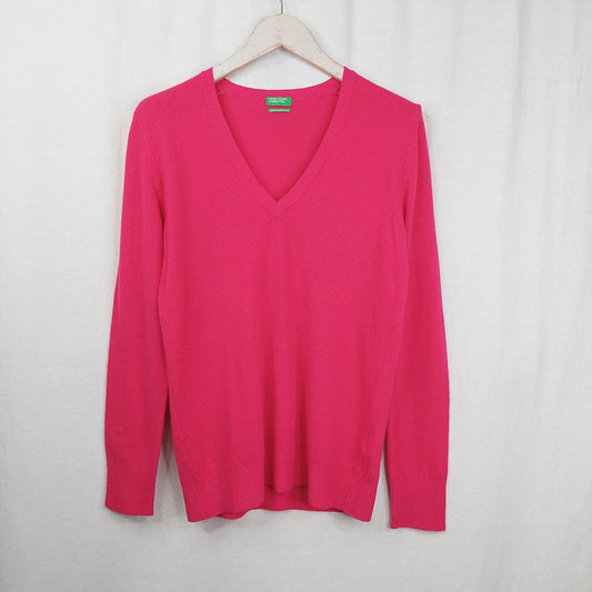 United Colors of Benetton Merino Italian yarn villaneule koko M