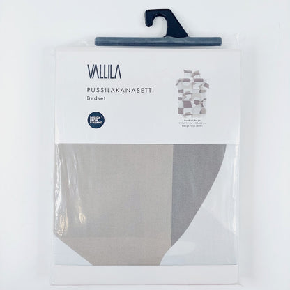 Vallila Hombret, beige pussilakanasetti 150x210 cm