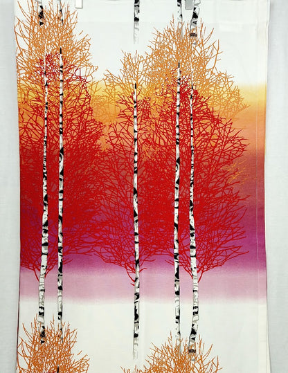 Vallila Koivikko Red 1 verhot 144x248 cm 2 kpl