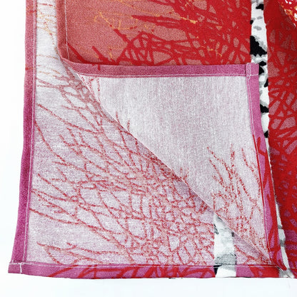 Vallila Koivikko Red 1 verhot 144x248 cm 2 kpl