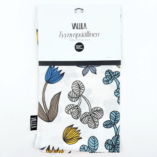 Vallila Lemmikki blue beige tyynynpäällinen 43x43 cm