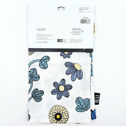 Vallila Lemmikki blue beige tyynynpäällinen 43x43 cm