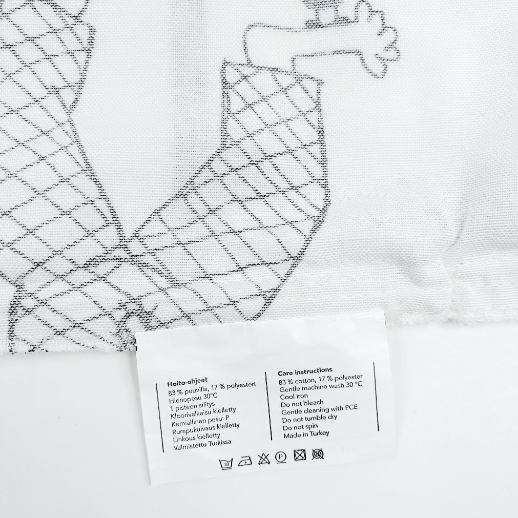 Vallila Roisku ja Loisku tyynynpäällinen 41x43 cm 2 kpl