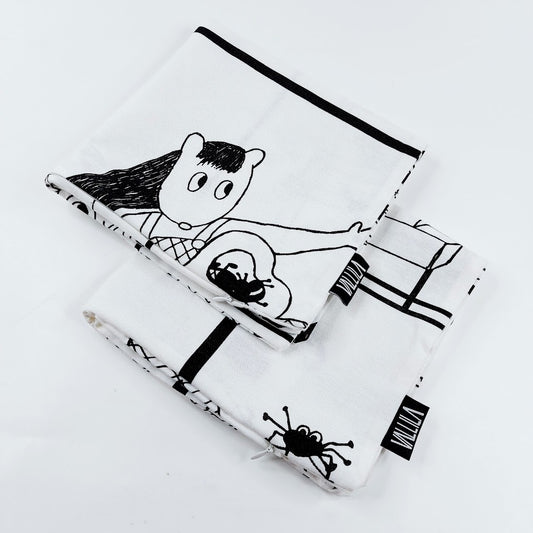 Vallila Roisku ja Loisku tyynynpäällinen 41x43 cm 2 kpl