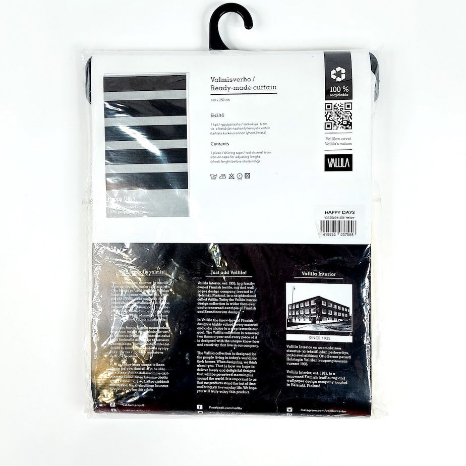 Vallila Happy Days valmisverho 140 x 250 cm