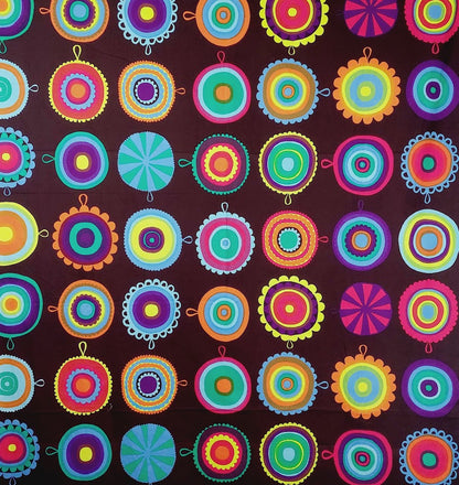 Verho Marimekko Lappuliisa kankaasta 132 x 236 cm