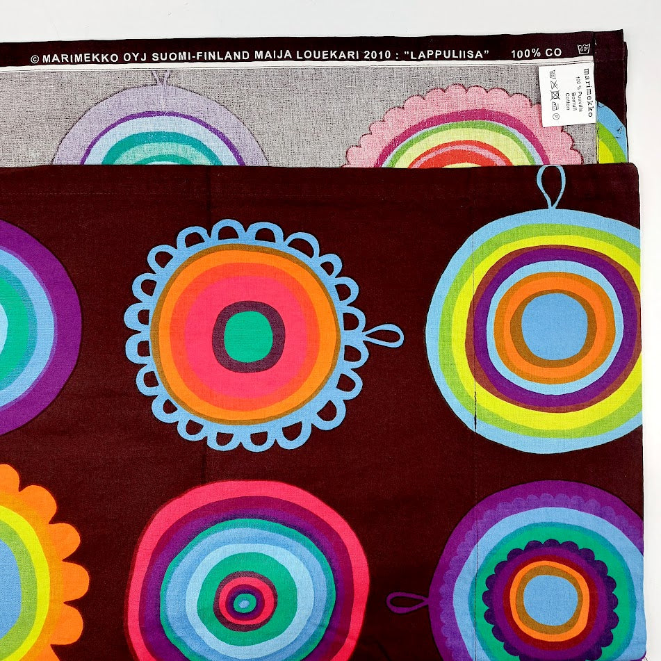 Verho Marimekko Lappuliisa kankaasta 132 x 236 cm