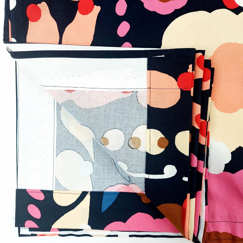 Verhot Marimekko Tuppura kankaasta 138x204 cm 2 kpl