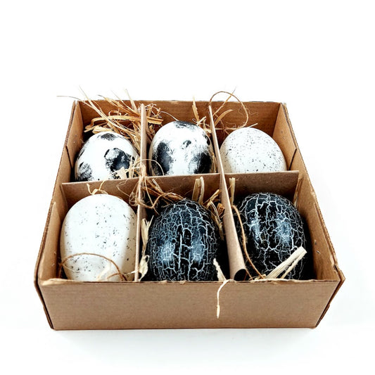 Ripustettavat pääsiäismunakoristeet 6 kpl