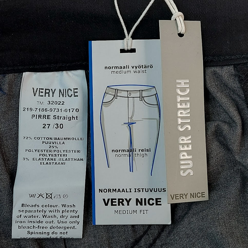Very Nice Pirre Straight stretchfarkut koko 27/30"