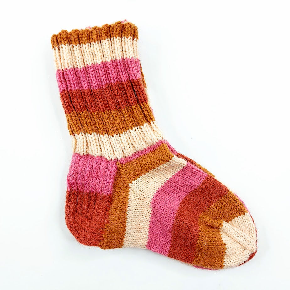 Käsintehdyt villasukat koko 35 - 37