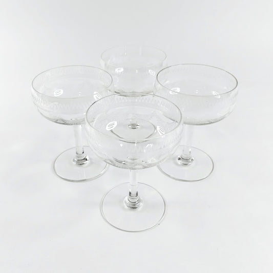 Vintage cocktaillasi 4 kpl