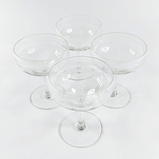 Vintage cocktaillasi 4 kpl