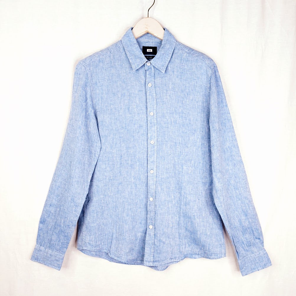 WE Fashion pellavakauluspaita koko M