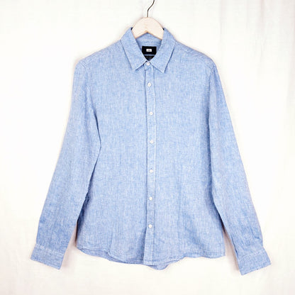 WE Fashion pellavakauluspaita koko M