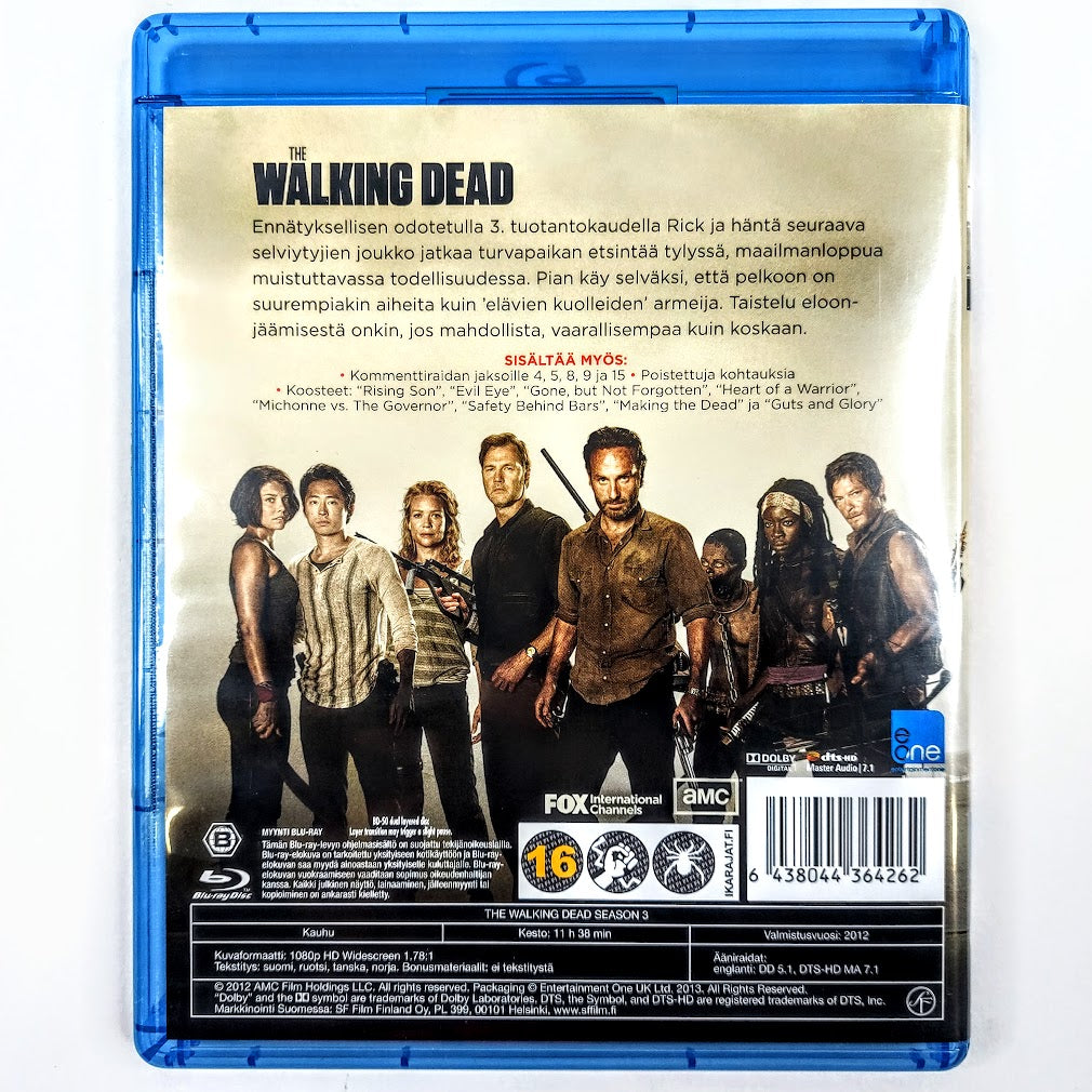 The Walking dead The complete third season 3 Blu-ray