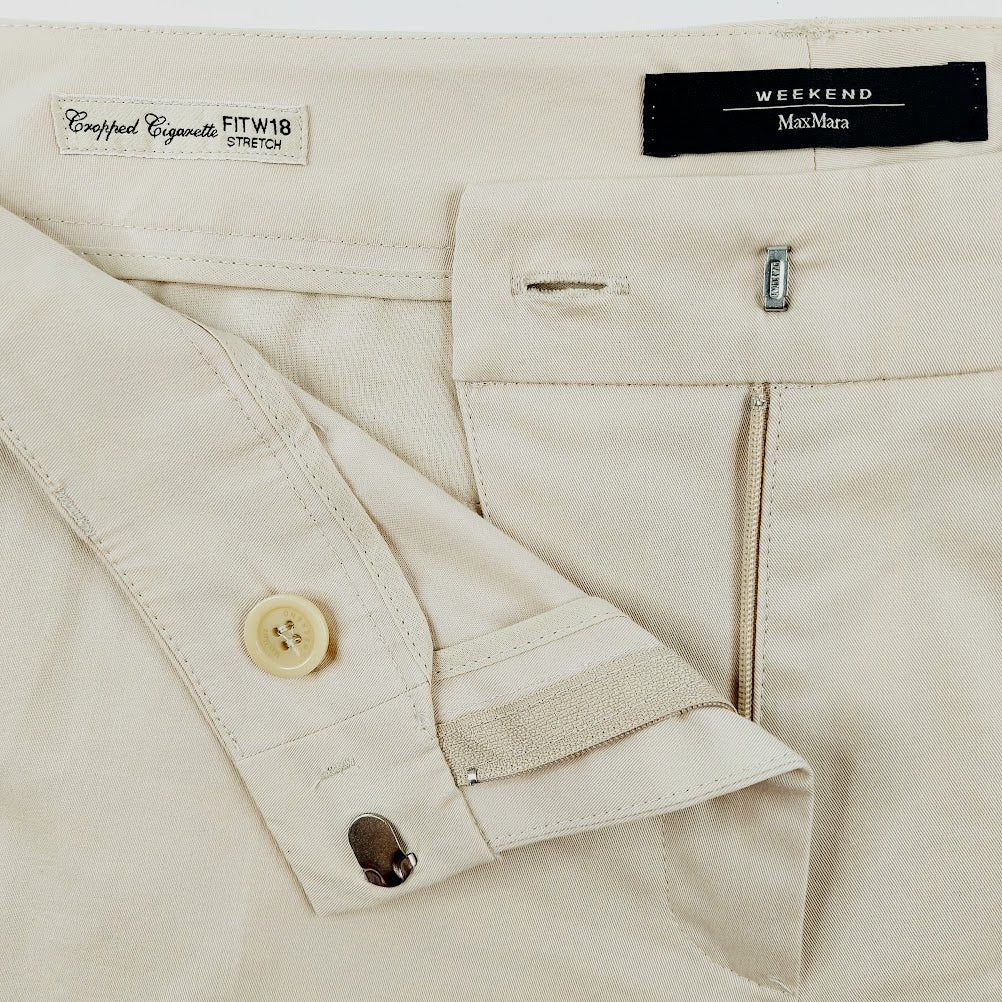 Weekend Max Mara Cropped Cigarette stretchhousut koko 40