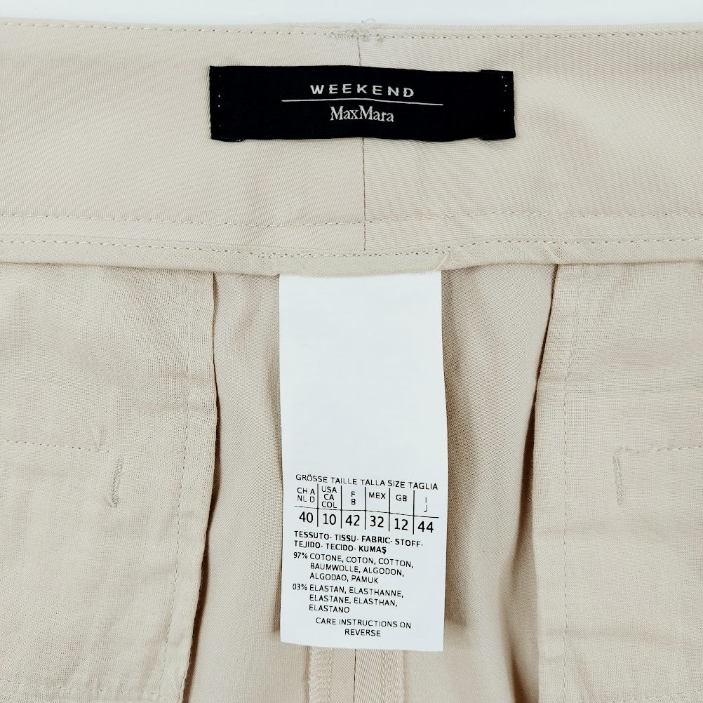 Weekend Max Mara Cropped Cigarette stretchhousut koko 40