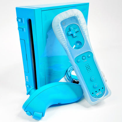 Nintendo Wii pelikonsoli vaaleansininen