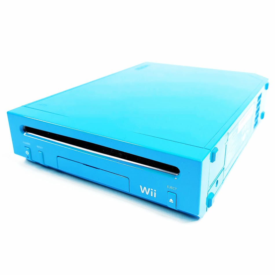 Nintendo Wii pelikonsoli vaaleansininen
