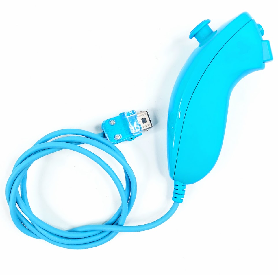 Nintendo Wii pelikonsoli vaaleansininen