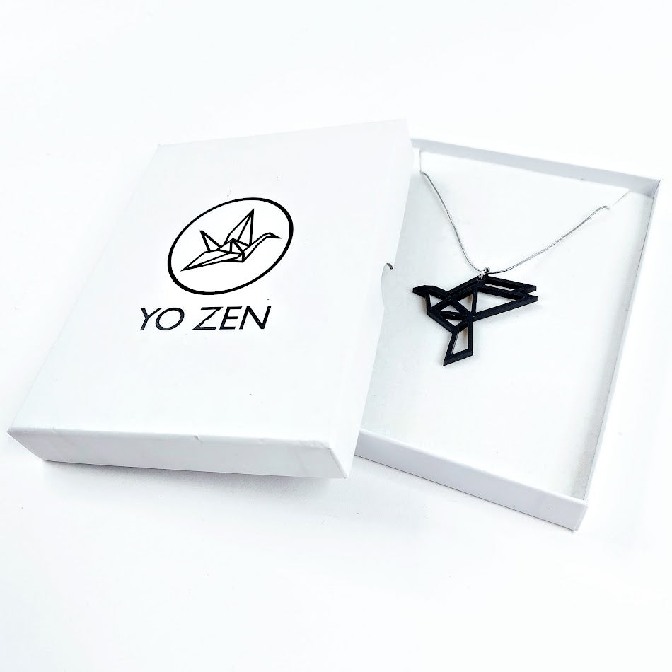 Yo Zen Origami Mini Dove kaulakoru