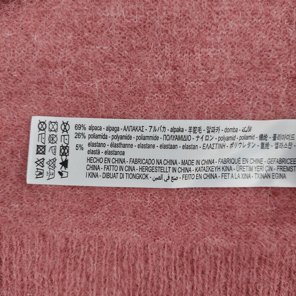 Zara alpakkasekoitteinen neulepusero koko L